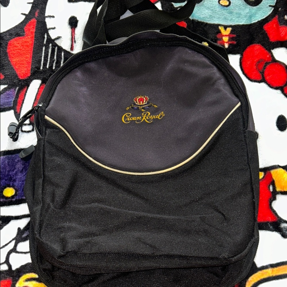 Black Crown Royal cross over bag
